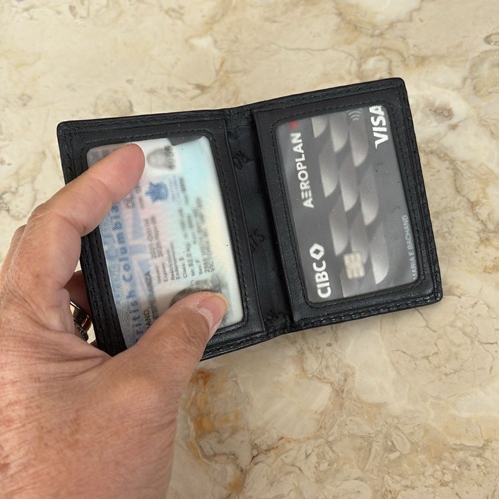 Roots Leather Card Wallet - Picture 8 of 8